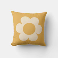La Fleur 07 Retro Floral Yellow Flower