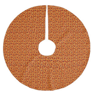 La Fleur Copper Brushed Polyester Tree Skirt