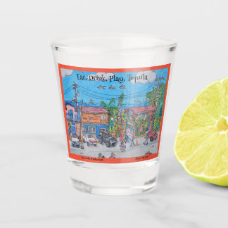 La Fonda, La Mision, Baja Shot Glass