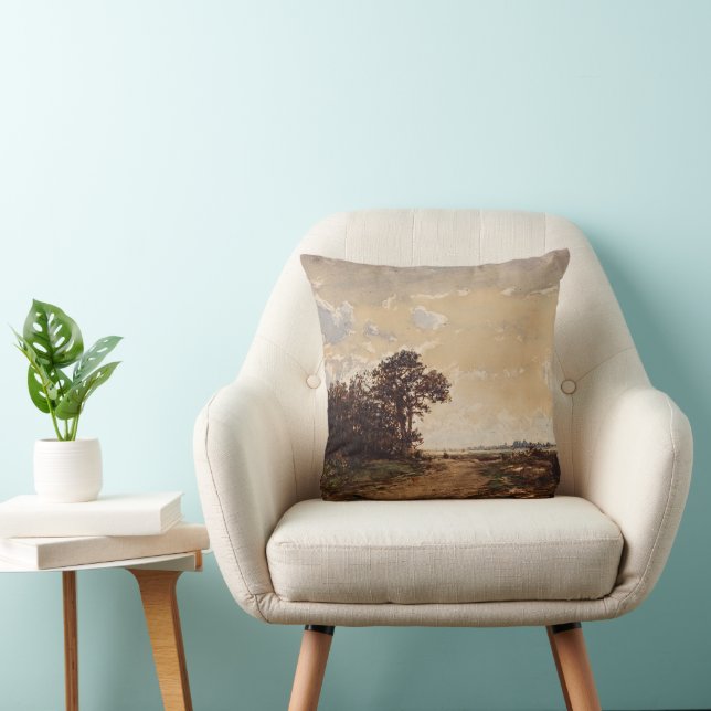 La Forêt De Fontainebleau Aux Environs De Barbizon Cushion (Chair)