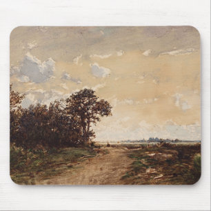 La Forêt De Fontainebleau Aux Environs De Barbizon Mouse Pad