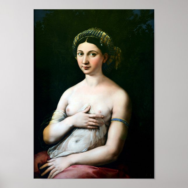 La Fornarina, Raphael Poster (Front)