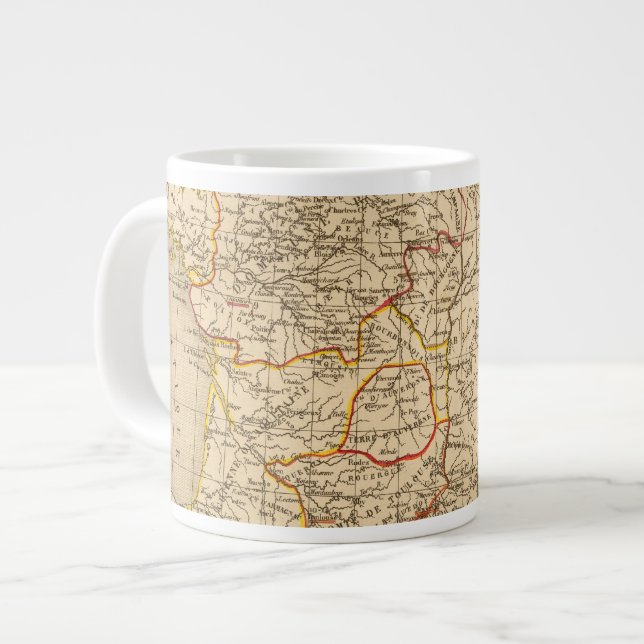 La France 1180 a 1223 Large Coffee Mug (Front Left)