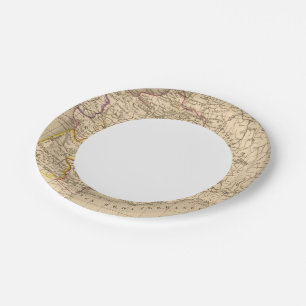 La France 1270 a 1328 Paper Plate