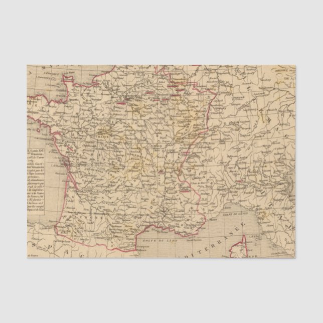La France 1774 a 1793 Tissue Paper (Front)