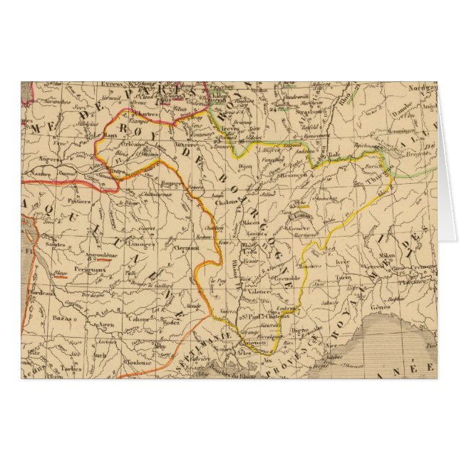 La France apres la mort de Clothaire 1er (Front Horizontal)