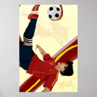 La Furia Roja Spanish Spain 2014 Soccer by Sarjis