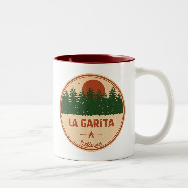 La Garita Wilderness Colorado Two-Tone Coffee Mug (Right)