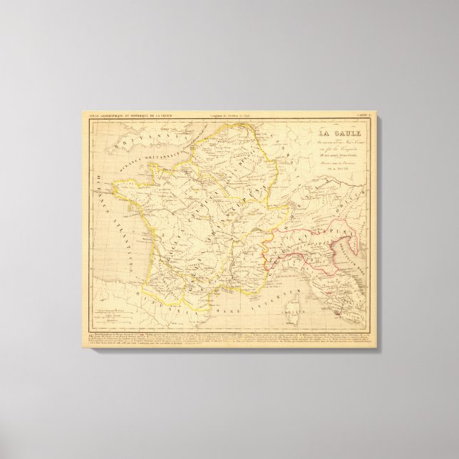 La Gaule Canvas Print (Front)