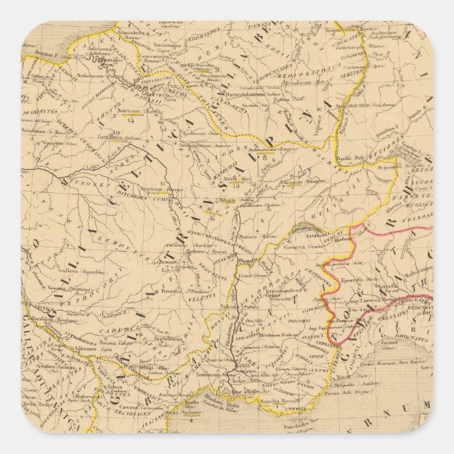 La Gaule Square Sticker (Front)