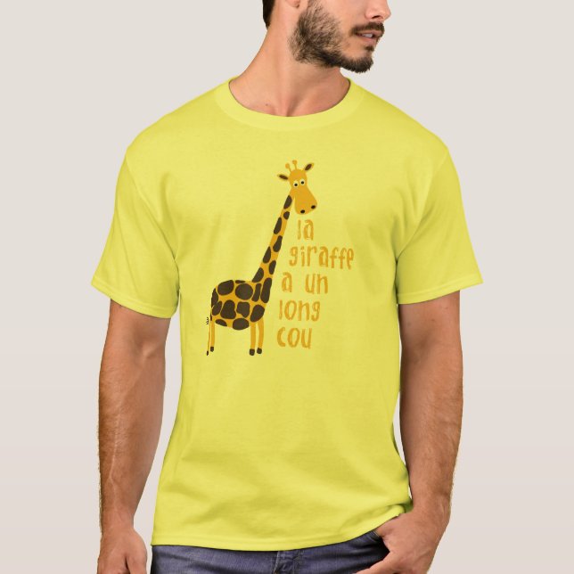 la giraffe a un long cou T-Shirt (Front)