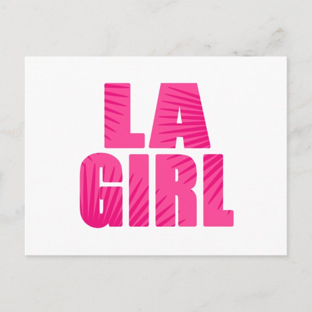 LA Girl Postcard (Front)