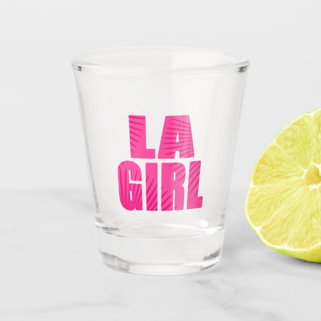 LA Girl Shot Glass (Front)