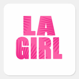 LA Girl Square Sticker