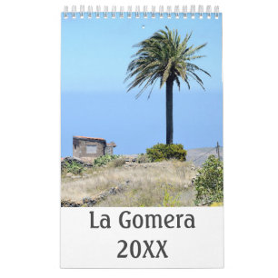 La Gomera, Canary islands 12 month calendar