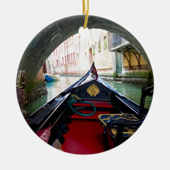 La Gondola Ceramic Tree Decoration (Front)