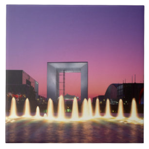 La Grande Arche, La Defence, Paris, France Tile