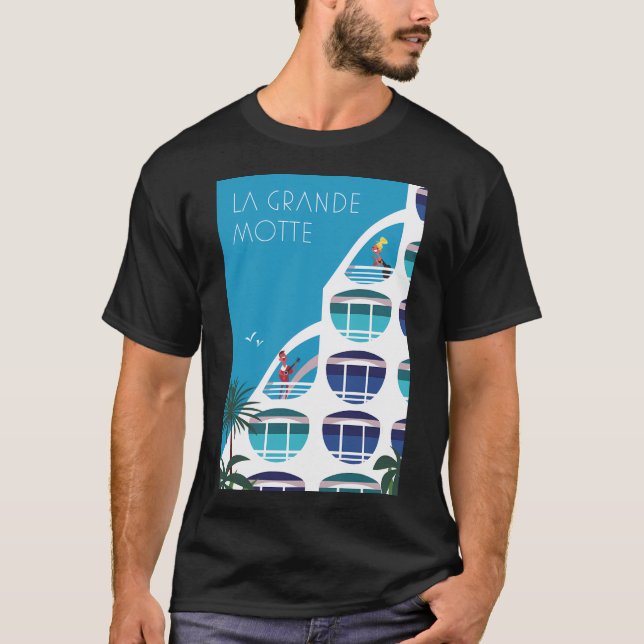 La Grande Motte Poster T-Shirt (Front)