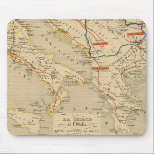 La Grece et l'Italie, 306 a 410, ap JC Mouse Pad