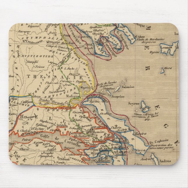 La Grece, les cotes de l'Asie Mineure Mouse Pad (Front)