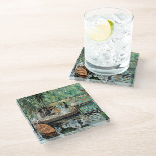 La Grenouillère Auguste Renoir Glass Coaster