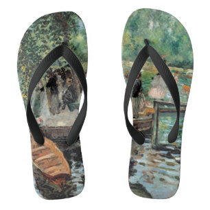 La Grenouillère Auguste Renoir Jandals