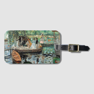 La Grenouillère Auguste  Renoir   Luggage Tag