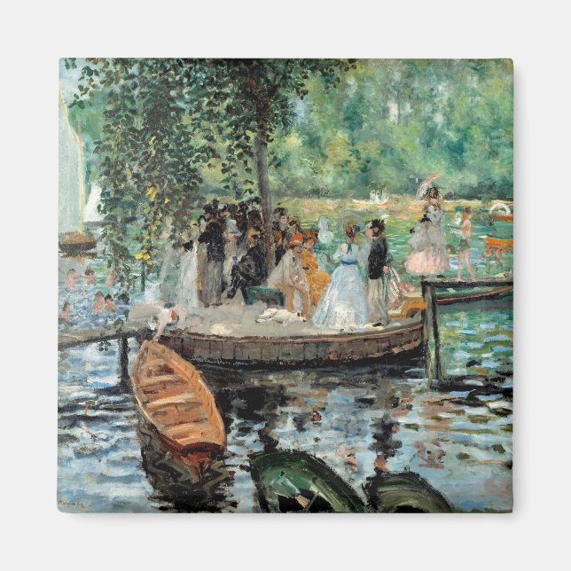 La Grenouillère Auguste  Renoir   Magnet (Front)