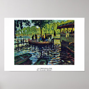 La Grenouillère By Claude Monet Poster