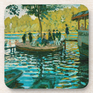 La Grenouillere - Claude Monet - 1869 Coaster