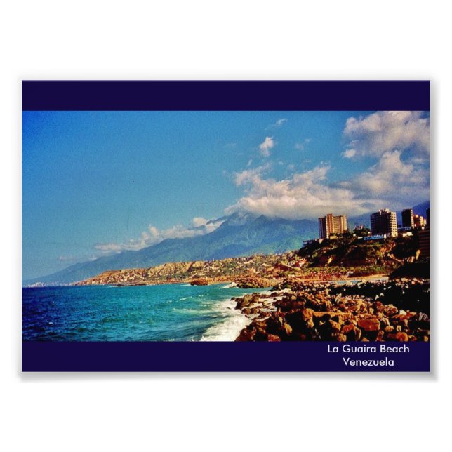 La Guaira Beach Photo Print (Front)