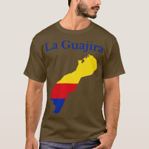 La Guajira Department Map Colombia T-Shirt