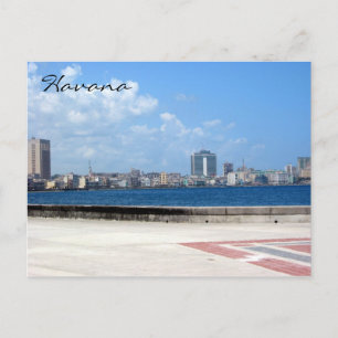 la havana malecon postcard
