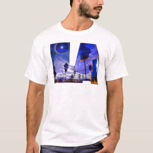 LA is burning graffitti hip hop HIP-HOP t-shirt