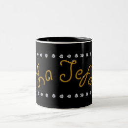 La Jefa Bling Two-Tone Coffee Mug