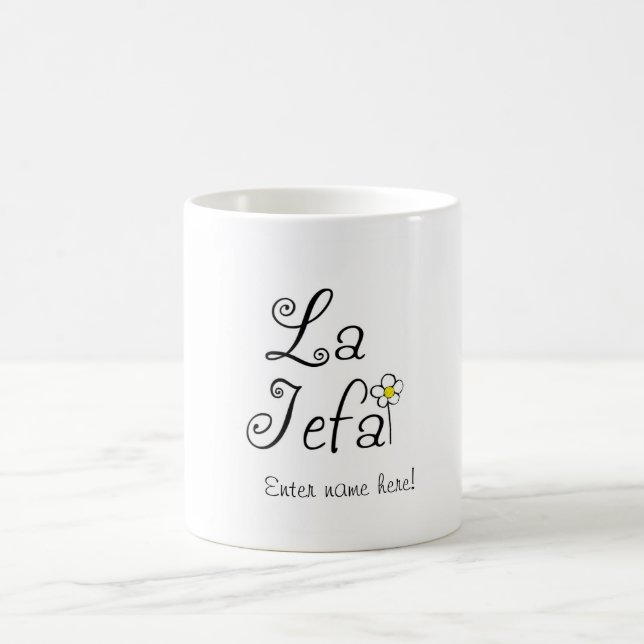 La Jefa coffee cup (Center)