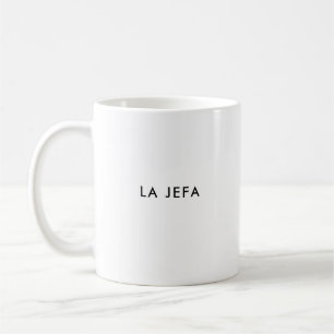 La Jefa The Boss Female Spanish Coffee Mug
