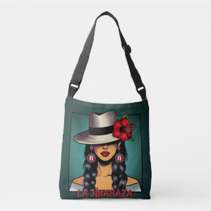 La Jíbaraza 10 – Puerto Rican Jíbara Art • Boricua Crossbody Bag