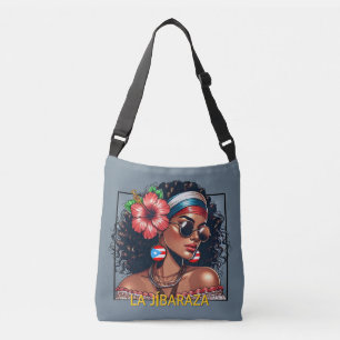 La Jíbaraza 6 – Puerto Rican Jíbara Art • Boricua Crossbody Bag