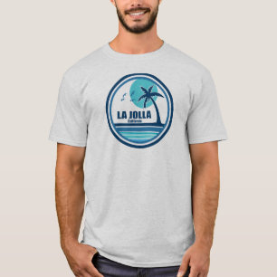 La Jolla California Palm Tree Birds T-Shirt