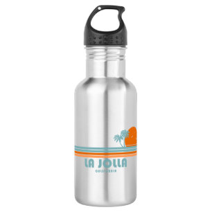 La Jolla California Sun Palm Trees 532 Ml Water Bottle