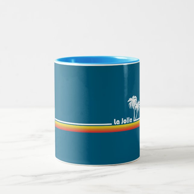 La Jolla California Two-Tone Coffee Mug (Center)