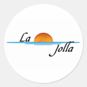 La Jolla Classic Round Sticker