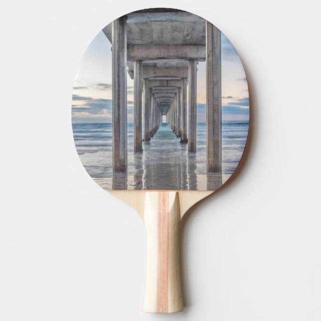 La Jolla, Scripps Pier Ping Pong Paddle (Front)