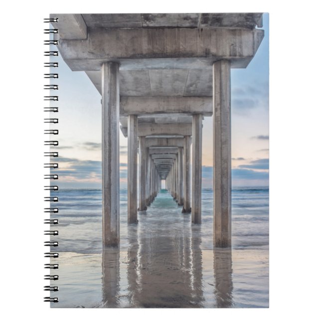 La Jolla, Scripps Pier Spiral Notebook (Front)