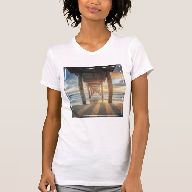 La Jolla, Scripps'S Pier At Sunset | San Diego T-Shirt (Front)