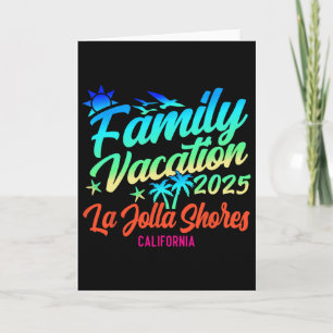 La Jolla Shores Beach California Family Vacation S Card