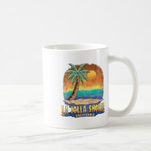 La Jolla Shores California Vintage Distressed Souv Coffee Mug