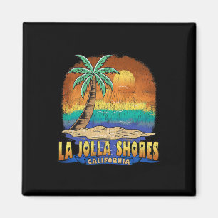 La Jolla Shores California Vintage Distressed Souv Magnet