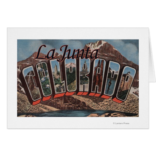 La Junta, Colorado - Large Letter Scenes (Front Horizontal)